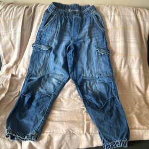 Zara Kids Blue Cargo Pants